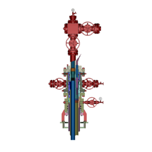 Single Assembled Completed Tubing Solid Block Christmas Tree